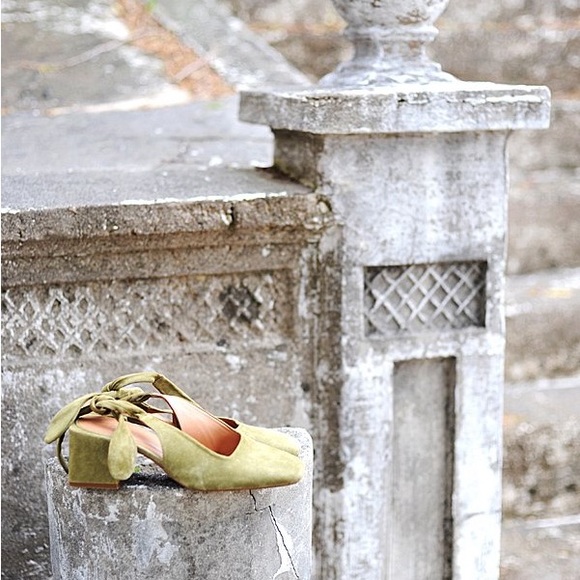 LOQ Shoes - LoQ ‘Alma’ Suede Slingback Heels